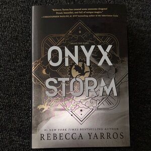 Onyx Storm Hardcover Book